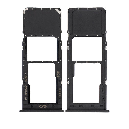 For Samsung Galaxy A02/A022 Sim Card Tray/Single Card Black(Premium OEM)(SKU:1474813)