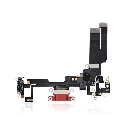 For iPhone 14|Charge Port Flex Cable|Red(Premium OEM)