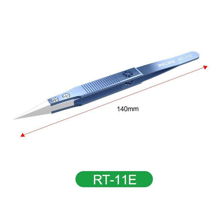 Relife RT-11E Anti-Static Resistant Ceramic Precision TWEEZER***DE Warehouse***(SKU:1531006)