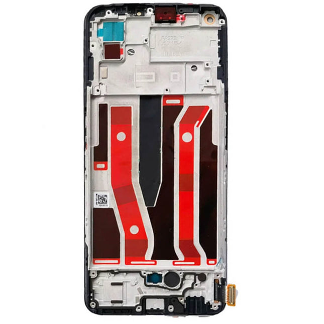 For OPPO Reno5 Z | LCD Assembly with Frame | Black(Refurbished)
