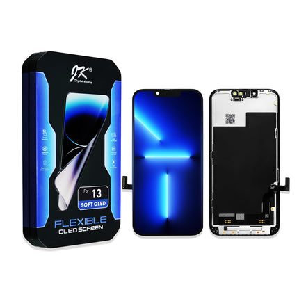 JK * For iPhone 13 | LCD Assembly | Soft OLED | IC Removable | Black ***DE warehouse***