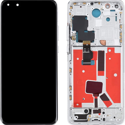 For Huawei P40 Pro | LCD Assembly With Frame | White(Premium OEM)