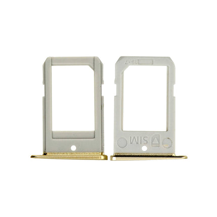 For Samsung Galaxy S6 Edge/G925F Sim Card Tray Gold(Premium OEM)(SKU:1074153)
