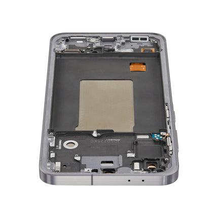 For Samsung Galaxy A56 5G OLED assembly with Frame Black (Aftermarket Plus)(SKU:1564480)