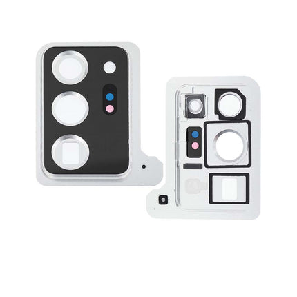 For Samsung Galaxy Note 20 Ultra 5G Camera Lens With Frame/Sticker White(Premium OEM)(SKU:1479906)
