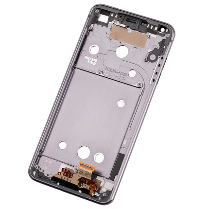 For LG G6/h870|LCD Assembly with Frame|Black(Refurbished)(SKU:1478187)