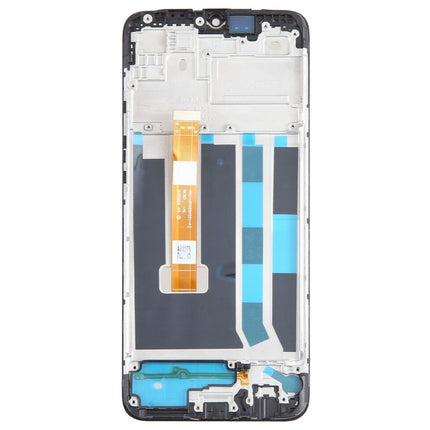 For OPPO A15 LCD Assembly With Frame Black(Refurbished)(SKU:1463929)