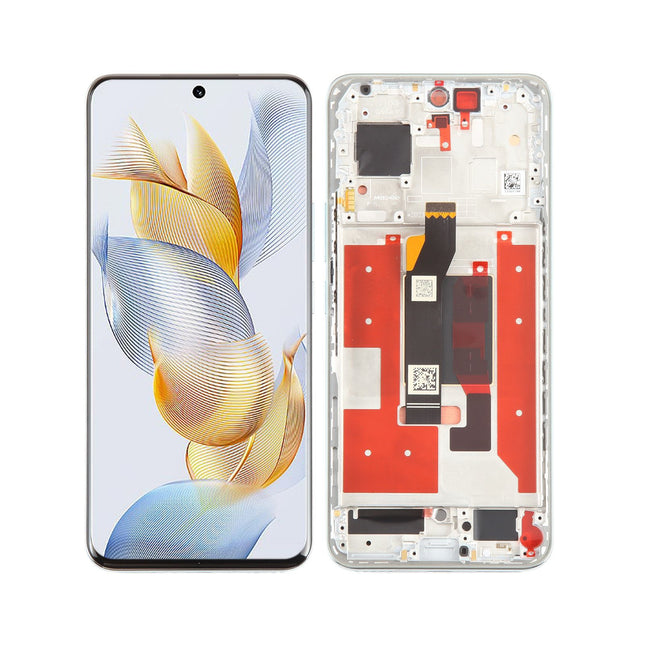 For Honor 90 OLED assembly With Frame Green (Premium OEM)(SKU:1531270)