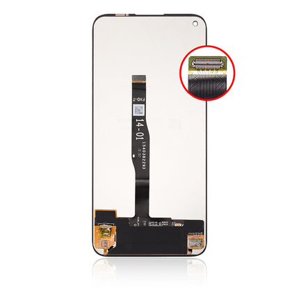 For Huawei Nova 6 SE LCD Assembly Black(Refurbished)(SKU:1337224)