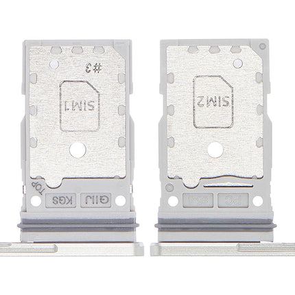 For Samsung Galaxy S21 FE Sim Card Tray/Dual Sim Card White(Premium OEM)(SKU:1496537)