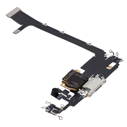 For iPhone 11 Pro Max Charge Port Flex Cable With IC White(Refurbished)(SKU:1420667)