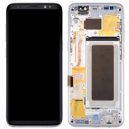 For Samsung Galaxy S8/G950 | LCD Assembly With Frame | Silver(Refurbished)