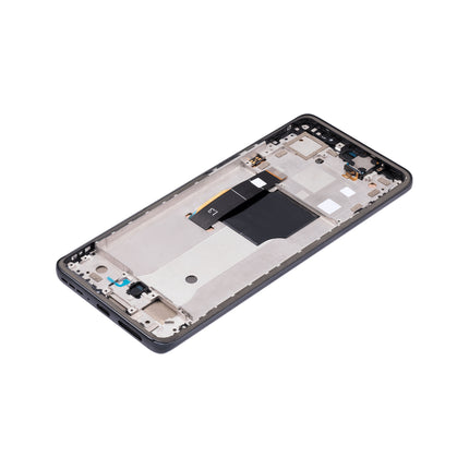 For Motorola Edge 40 Neo OLED assembly With Frame Black (Premiun OEM)(SKU:1532350)