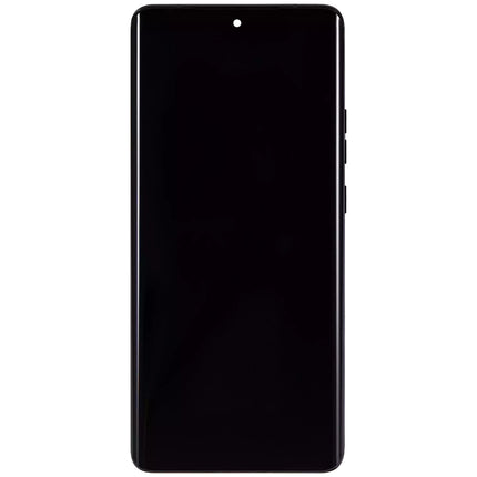 For Motorola Edge 50 pro OLED assembly With Frame Black Premium OEM (SKU:1563099)