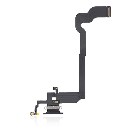 For iPhone X Charge Port Flex Cable Black (Refuebished)***DE Warehouse***(SKU:1530786)