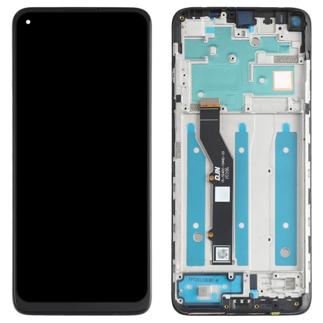 For Motorola G9 Plus/XT2087 | LCD Assembly with frame | Black(Refurbished)