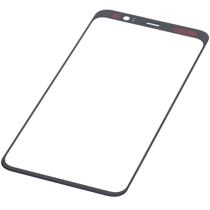 For Google Pixel 4 Front Glass/Lens with OCA Black(Aftermarket Plus)(SKU:1502162)