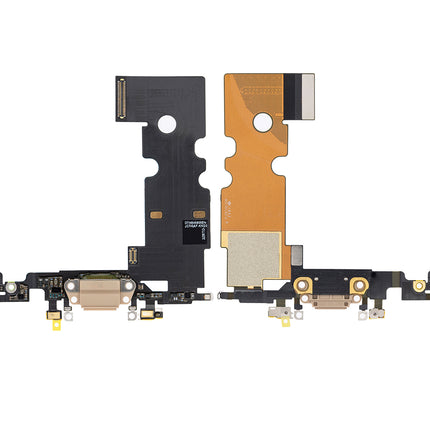 For iPhone 8 Charge Port Flex Cabe Gold(Aftermarket Plus)(SKU:1085310)