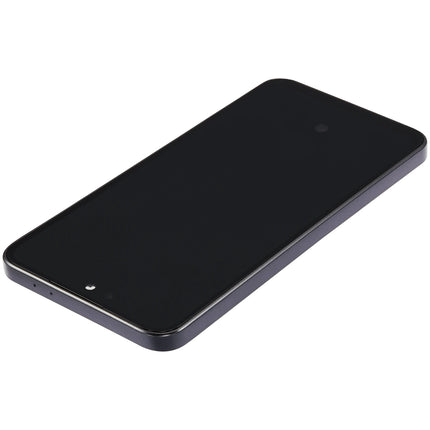 For Samsung Galaxy A36 5G OLED assembly with Frame Black (Aftermarket Plus) (SKU:1564479)