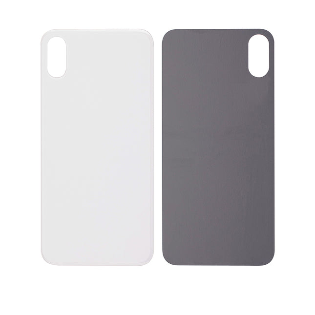 For iPhone Xs | Lens for back cover/Big Camera Hole/No Logo | White(Aftermarket Plus)