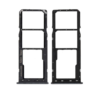 For Samsung Galaxy A20/A205F/A30/A40/A50 Sim Card Tray/Dual Sim Card Black(Premium OEM)(SKU:1359117)