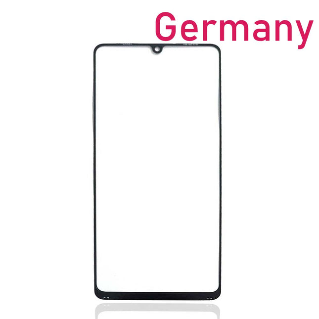 For Samsung Galaxy A42 5G front glass lens With OCA | Black (Aftermarket Plus)***DE Warehouse***