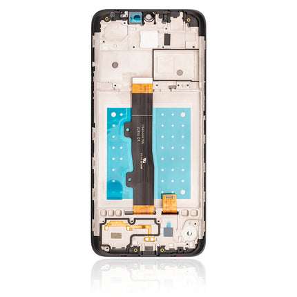 For Motorola E7 LCD Assembly With Frame Black(Refurbished)(SKU:1453060)