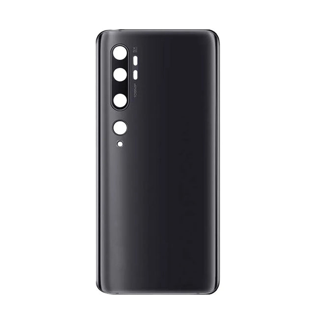 For xiaomi Note 10 Pro | Back Cover With Camera Cover(No Logo) | Black(Aftermarket Plus)