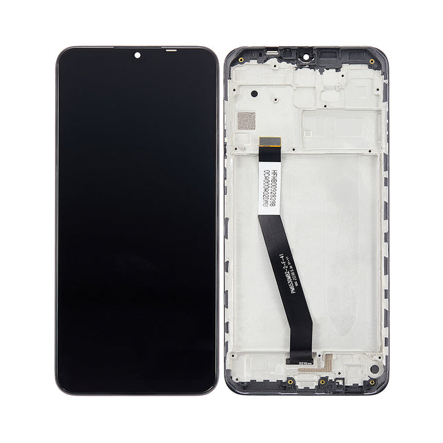 For Xiaomi Redmi 9  |  LCD Assembly With Frame  |  Black ( Refurbished ) 
