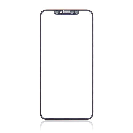 For iPhone Xs max Front Glass/Lens With OCA Black(Aftermarket Plus)(SKU:1091373)