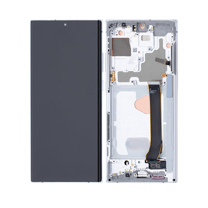 For Samsung Note 20 Ultra | LCD Assembly With Frame | Silver(Refurbished)