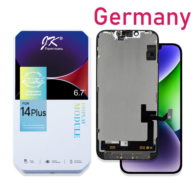 JK * For iPhone 14 Plus | LCD Assembly | Incell | IC Removable | Black ***DE warehouse***