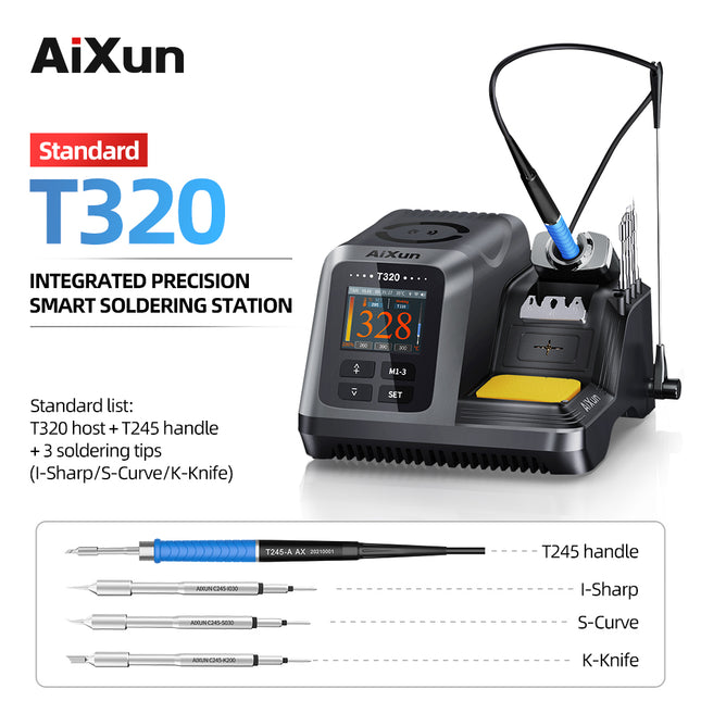 Aixun T320 Smart Precision Soldering Station With T245 Handle and 3pcs Tips