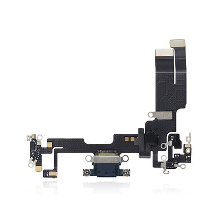 For iPhone 14 Charge Port Flex Cable Black (Refurnished)***DE Warehouse***(SKU:1530820)