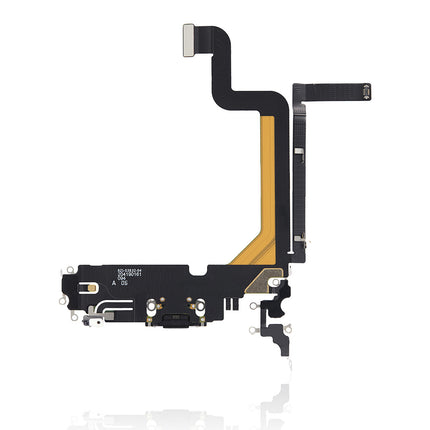 For iPhone 14 pro max Charge Port Flex Cable Black (Refurbished)***DE Warehouse***(SKU:1530826)