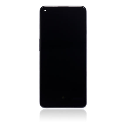 For OnePlus 9 European version / OLED assembly With frame / black  (Refurbished)(SKU:1555877)