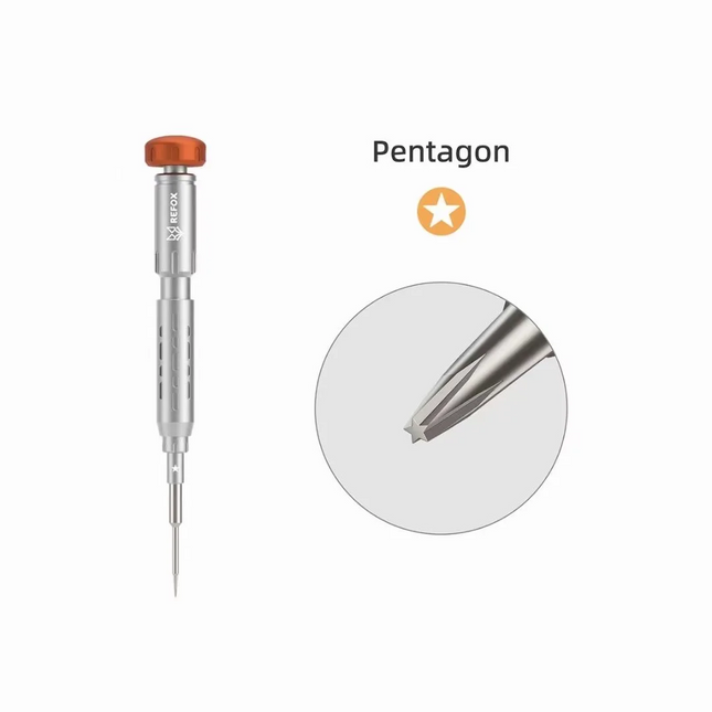 REFOX RS2 2D Pentagon 0.8mm Screwdriver-C