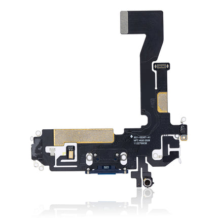For iPhone 12 Charge Port Flex Cabe Blue(Refurbished)(SKU:1479623)