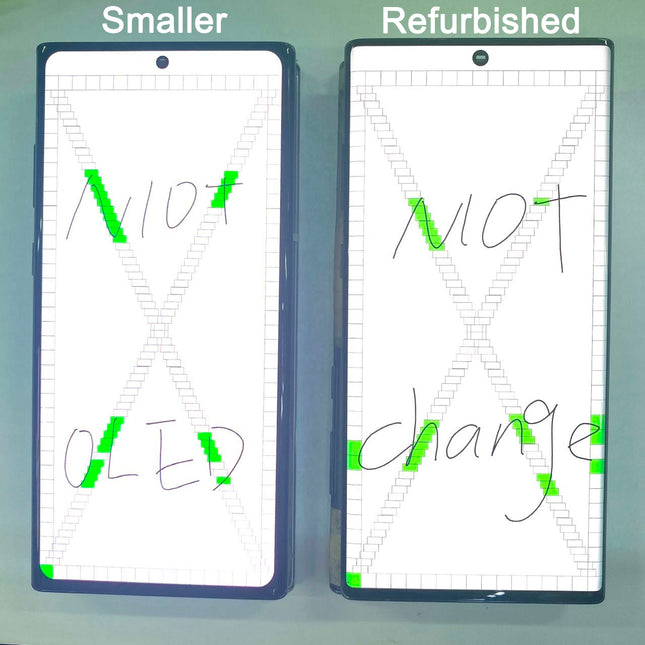 For Samsung Galaxy Note 10+/N975 OLED Assembly With Frame / Smaller display window Black(Aftermarket Plus)(SKU:1506247)