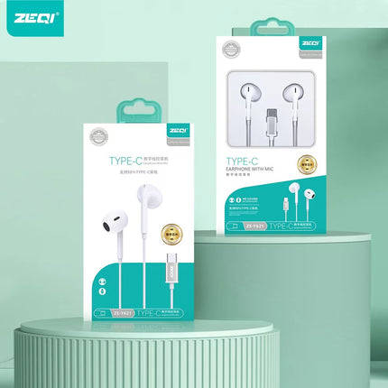 Zeqi ZE- Y621 Handsfree|Type-C/Digital chip/Lenth of 1.2m HiFi(SKU:1500639)