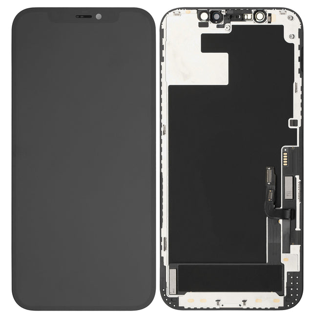 RJ * For iPhone 12 / 12 Pro | LCD Assembly | Black / incell / IC Removable (Aftermarket)
