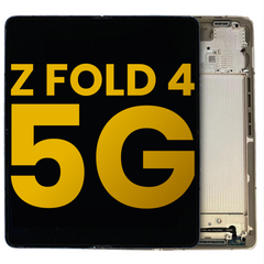 For Samsung Galaxy Z Fold4 5G | inner OLED Assembly / Main Screen With Frame | Gold (Refurbished)
