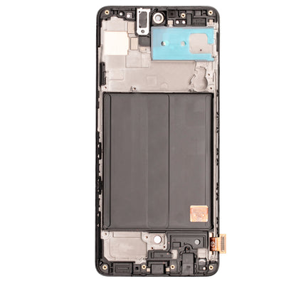 For Samsung Galaxy A51/A515 4G / OLED assembly With frame / black  (Refurbished)(SKU:1482271)