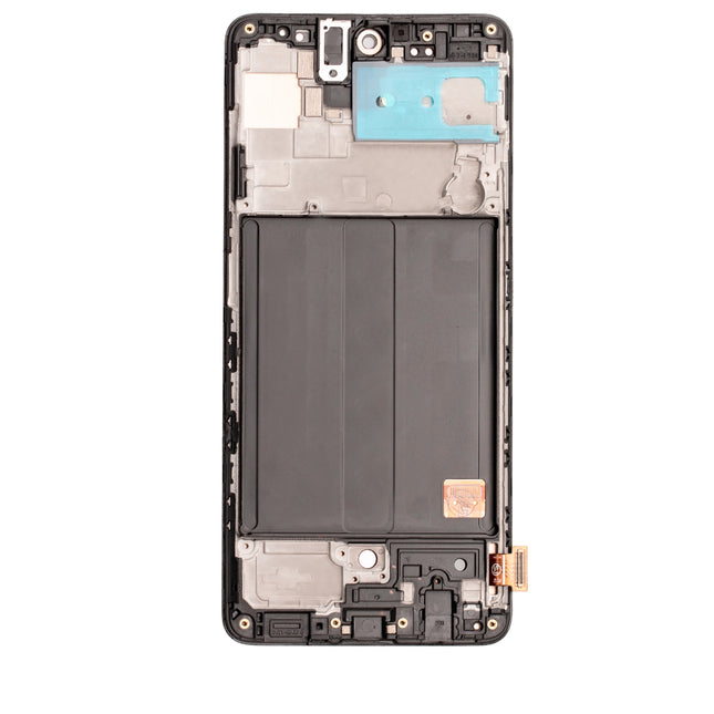 For Samsung Galaxy A51/A515 4G / OLED assembly With frame / black  (Refurbished)(SKU:1482271)