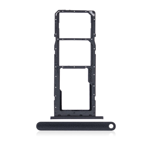 For Samsung Galaxy A02s/A025F | Sim Card Tray/Dual Sim Card | Black(Premium OEM)