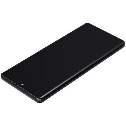 For Motorola Edge 50  OLED assembly With Frame Black Premium OEM (SKU:1562860)