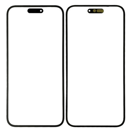 For iPhone 14 Pro | Front Glass Lens With OCA | Black(Aftermarket Plus)