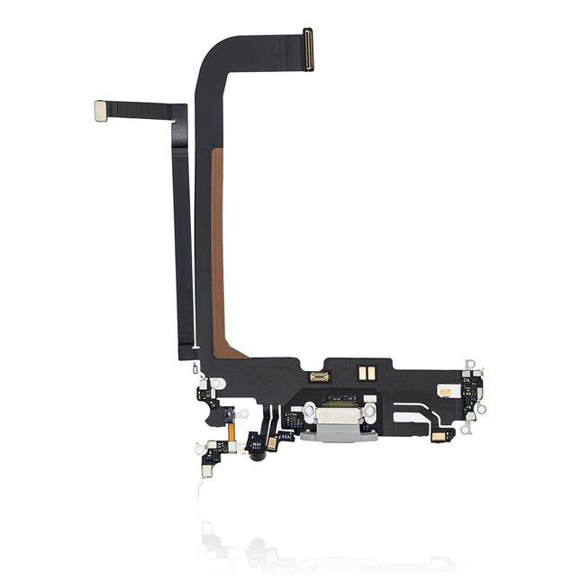 For iPhone 13 pro max | Charge Port Flex Cabe | Silver(Premium OEM)