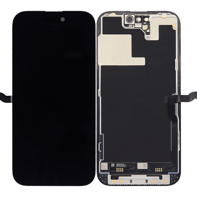For iPhone 14 pro OLED Assembly / Soft OLED/ IC Removable Black(Aftermarket Plus)(SKU:1553534)
