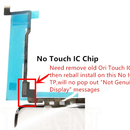 For iPhone 11 Pro Touch/Digitizer with OCA Without IC Black(Refurbished)(SKU:1480495)